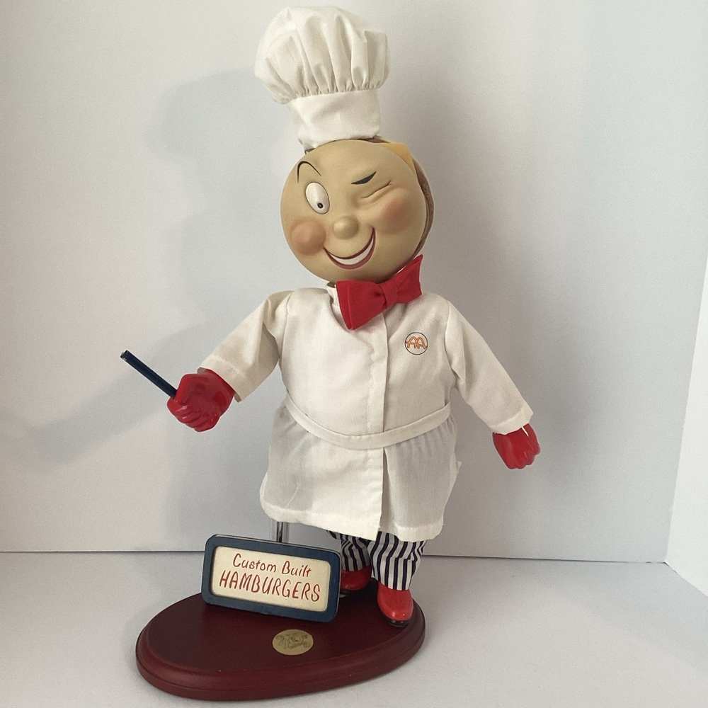 ASHTON DRAKE GALLERIES: vintage, 1995 McDonald’s speedee porcelain doll